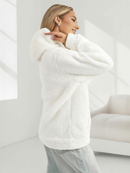 Dámská Mikina Bílá OZONEE JS/HH192/1