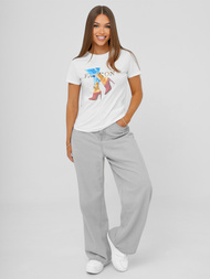 Dámské Tričko Bílé OZONEE JS/96T690/1