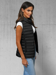 Dámská vesta černá OZONEE JS/16M9155/392