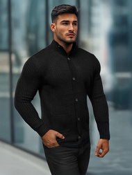 Pánský Svetr Černý OZONEE NB/MM6020/4Z