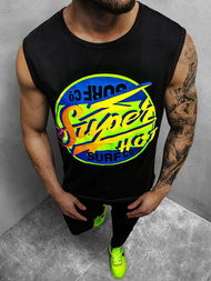 Pánské Tílko Černé OZONEE JS/KS2076Z