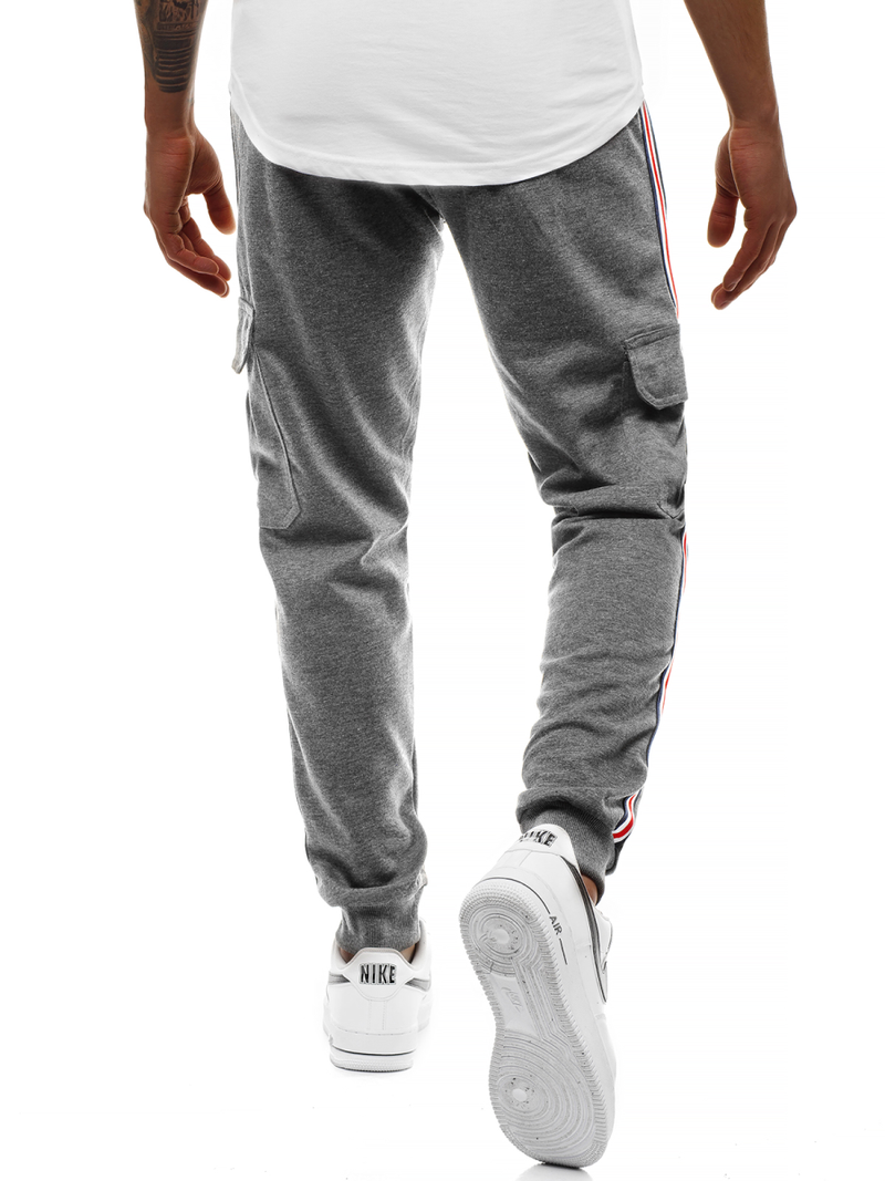 Pánské Tepláky Grafitové OZONEE JS/JZ11009Z