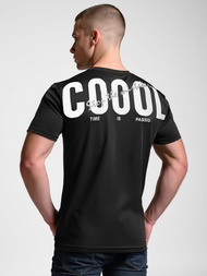 Pánské Tričko Černé OZONEE O/T1278/3Z