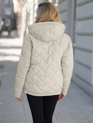 Dámská bunda béžová OZONEE JS/16M9300/280