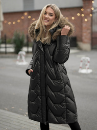 Dámská Zimní Bunda Černá OZONEE O/5M3229/392Z