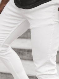 Pánské Džíny Bílé OZONEE DP/586/R1