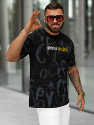 Pánské Tričko Černé OZONEE O/YN2/621