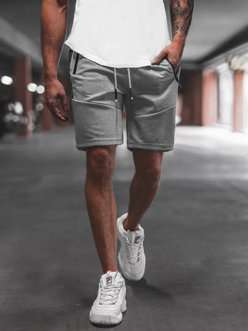 Pánské Kraťasy Šedé OZONEE O/WW20013/2