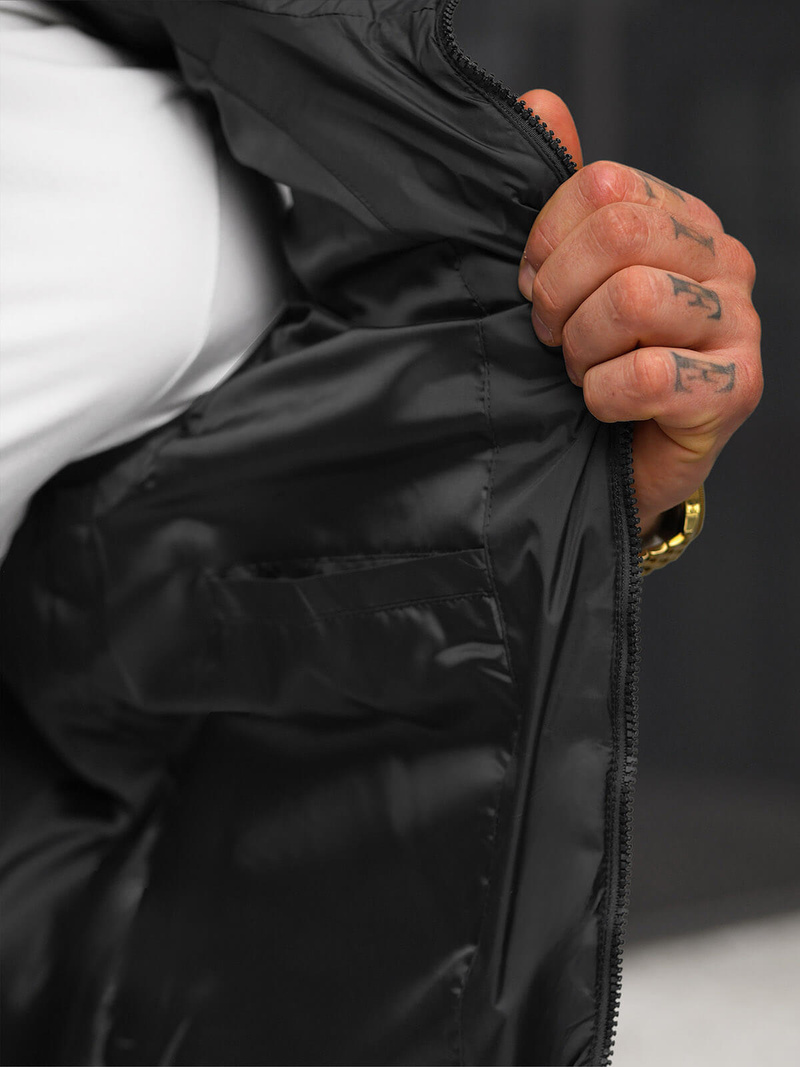 Pánská Vesta Černá OZONEE JS/31M5065/392