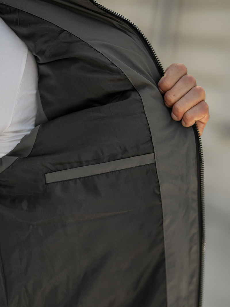 Pánská Vesta Grafitová OZONEE JS/32M1780/105