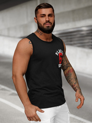 Pánské Tílko Černé OZONEE JS/8B1717/3Z