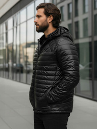 Pánská Bunda Černá OZONEE JS/16M9328/392BZ