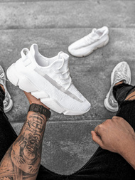 Pánské Sneakery Bílé/01 OZONEE O/503