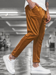 Pánské Kalhoty manšestr Camelové OZONEE DR/K95/3