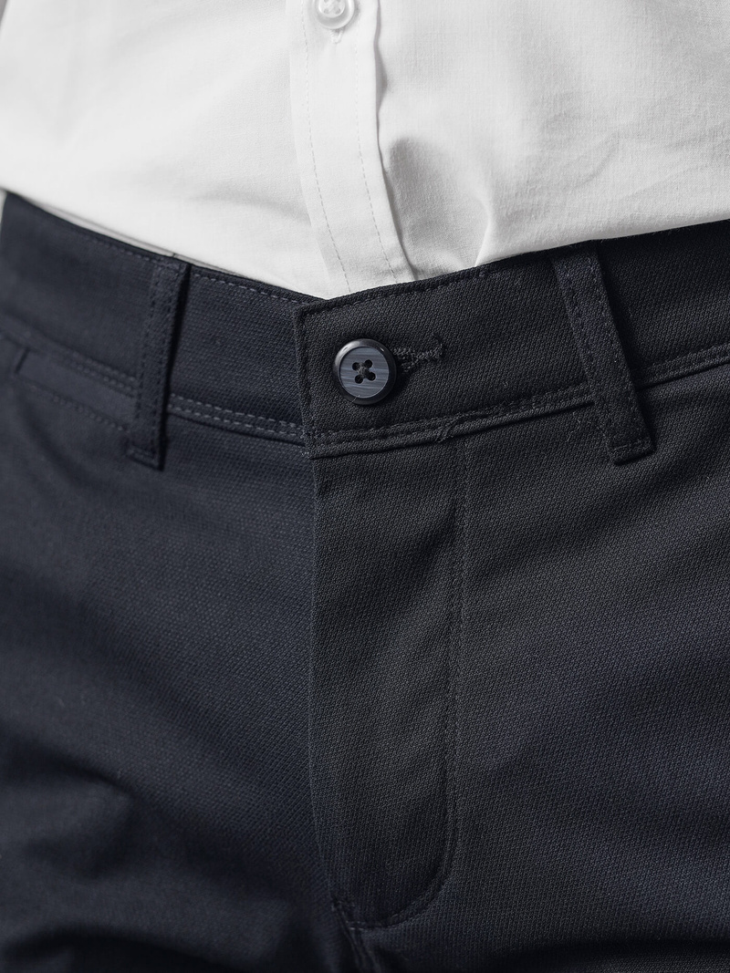 Pánské Chino Kalhoty Námořnické Modré OZONEE V/5100