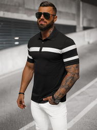 Pánské Polo Tričko Černé OZONEE NB/MT3108