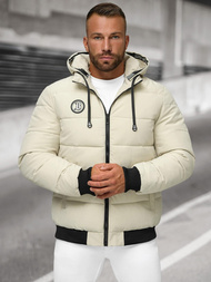 Pánská Zimní Bunda Ecru OZONEE JS/31M5026/280