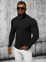 Pánský Svetr Černý OZONEE NB/MM6007/4Z