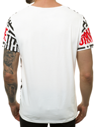 Pánské Tričko Bílé OZONEE JS/KS2020