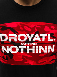 Pánské Tričko Černé OZONEE JS/SS10976Z