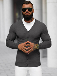 Pánský Svetr Grafitové OZONEE NB/MM6006/3Z