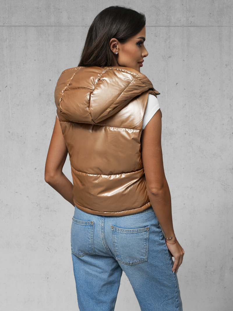 Dámská Vesta Zlato OZONEE JS/5M3190/84