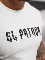 Pánské Tričko Bílé OZONEE O/T7283