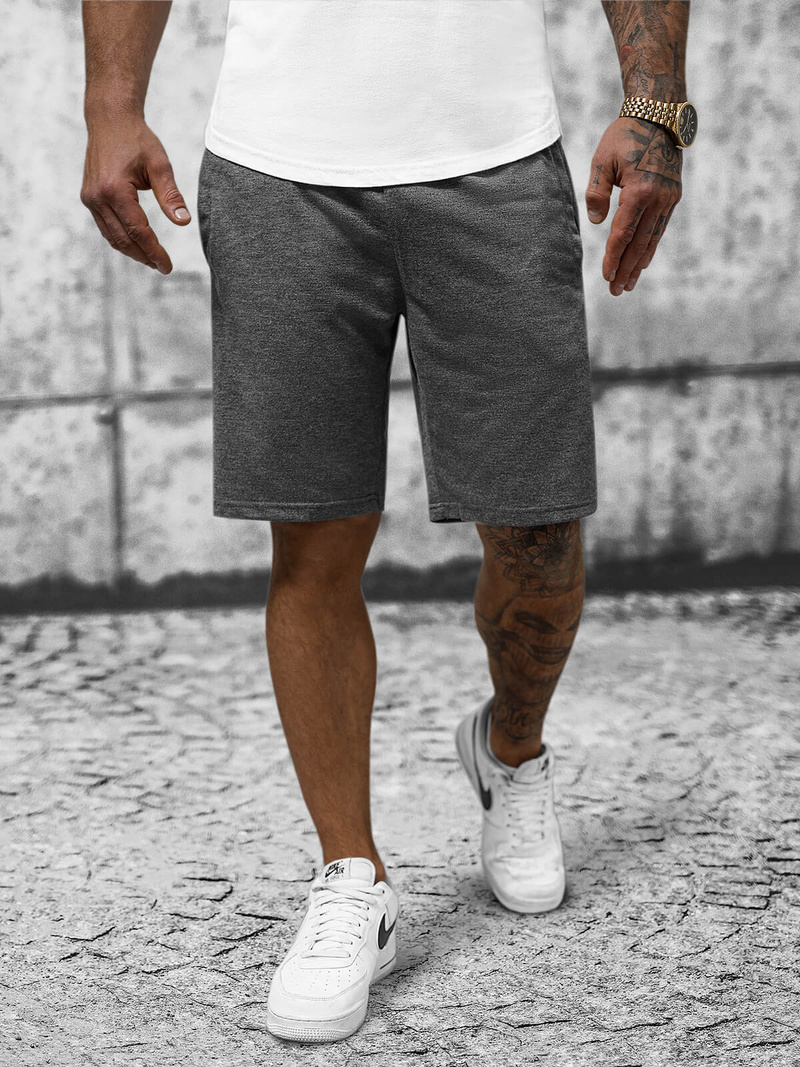 Pánské Kraťasy Grafitové OZONEE JS/8K100/5Z