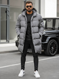 Pánská Zimní Bunda Šedá OZONEE O/M799Z