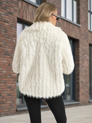 Dámská Bunda Bílá OZONEE JS/11Z8261