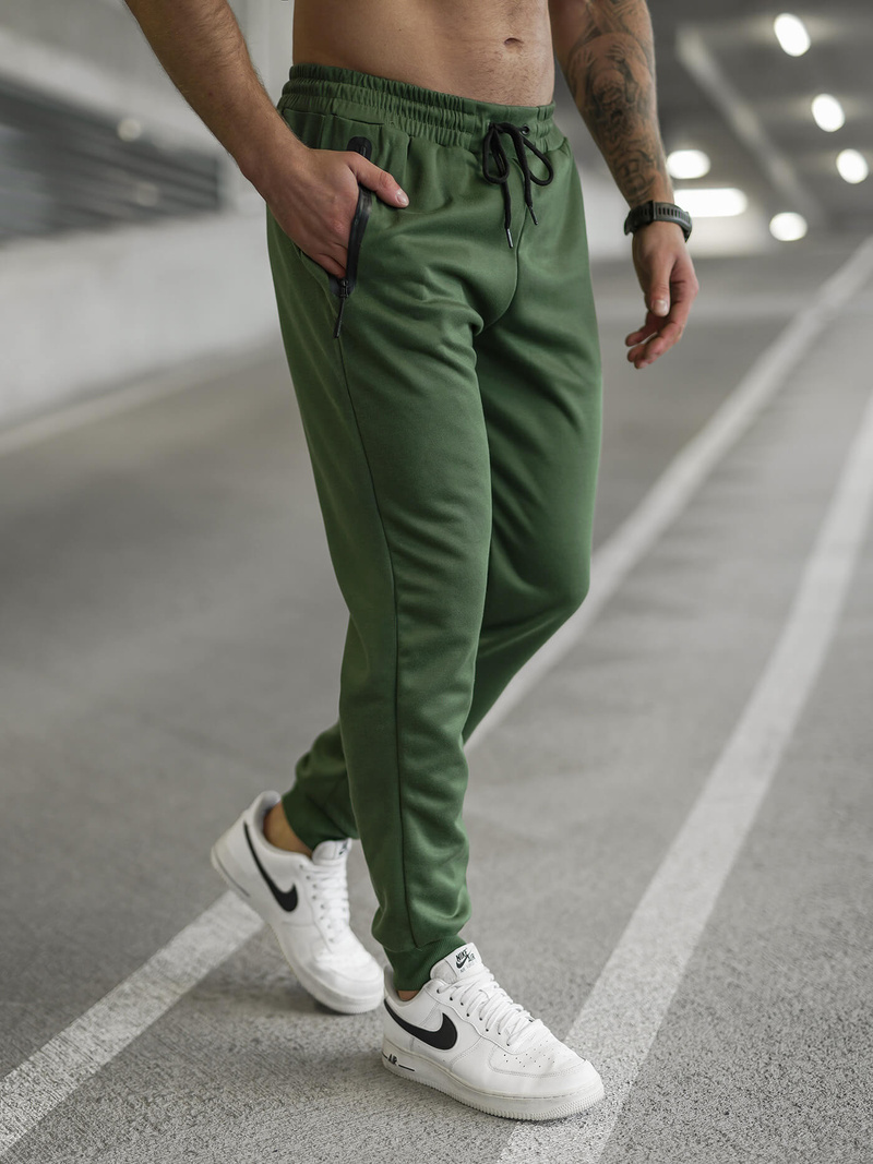 Pánské Tepláky Khaki OZONEE JS/17K1998/29