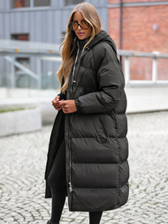 Dámská Bunda Černá OZONEE JS/5M3163/392Z