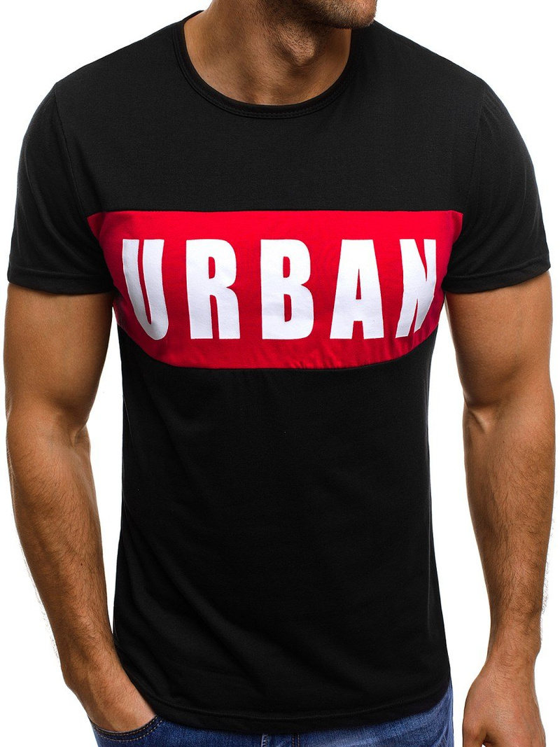 PÁNSKÉ TRIČKO ČERNÉ OZONEE JS/SS220Z