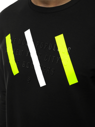 Pánská Mikina Černá OZONEE MACH/2105