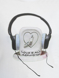 Dámské Tričko Bílo-Černé OZONEE DJ77806