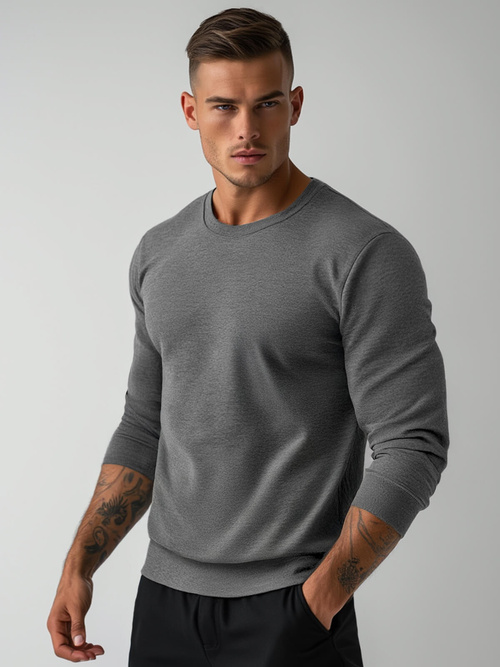 Pánská Mikina Grafitová OZONEE JS/2001-10Z