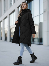 Dámská Bunda Černá OZONEE JS/5M3168/392Z