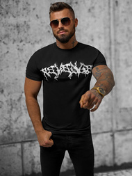 Pánské Tričko Černé OZONEE NB/MT3027