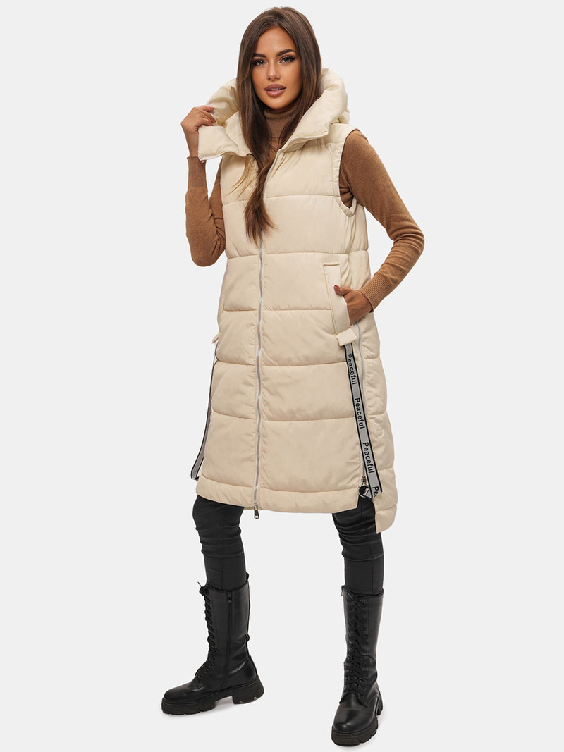 Dámská vesta Ecru OZONEE O/DK113/10