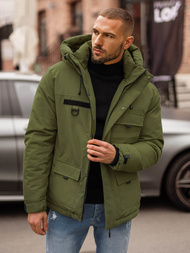 Pánská Zimní Bunda Khaki OZONEE JS/31M5018Z