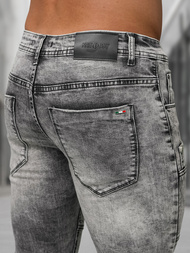 Pánské Džíny Grafitové OZONEE NB/MP0163NZ