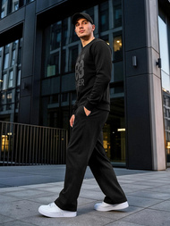 Pánská Mikina Černá OZONEE JS/8B1976/3