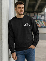 Pánská Mikina Černá OZONEE JS/65B3918/3Z