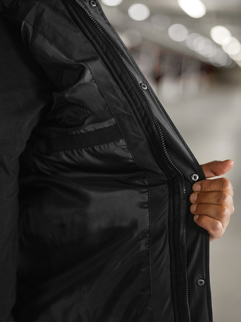 Pánská Bunda Černá OZONEE JS/57M7503/392