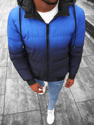 Pánská Oboustranná Bunda Modrá/Námořnická Modřá OZONEE JS/M760/215