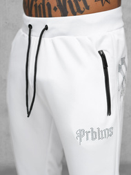 Pánská Tepláková Souprava Bílé OZONEE O/FF3781AB