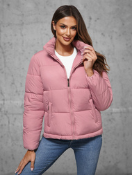 Dámská Bunda Prášková Růžová OZONEE JS/16M9107/46