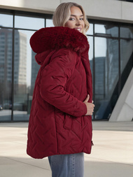 Dámská Bunda Vínová OZONEE JS/16M9296/06