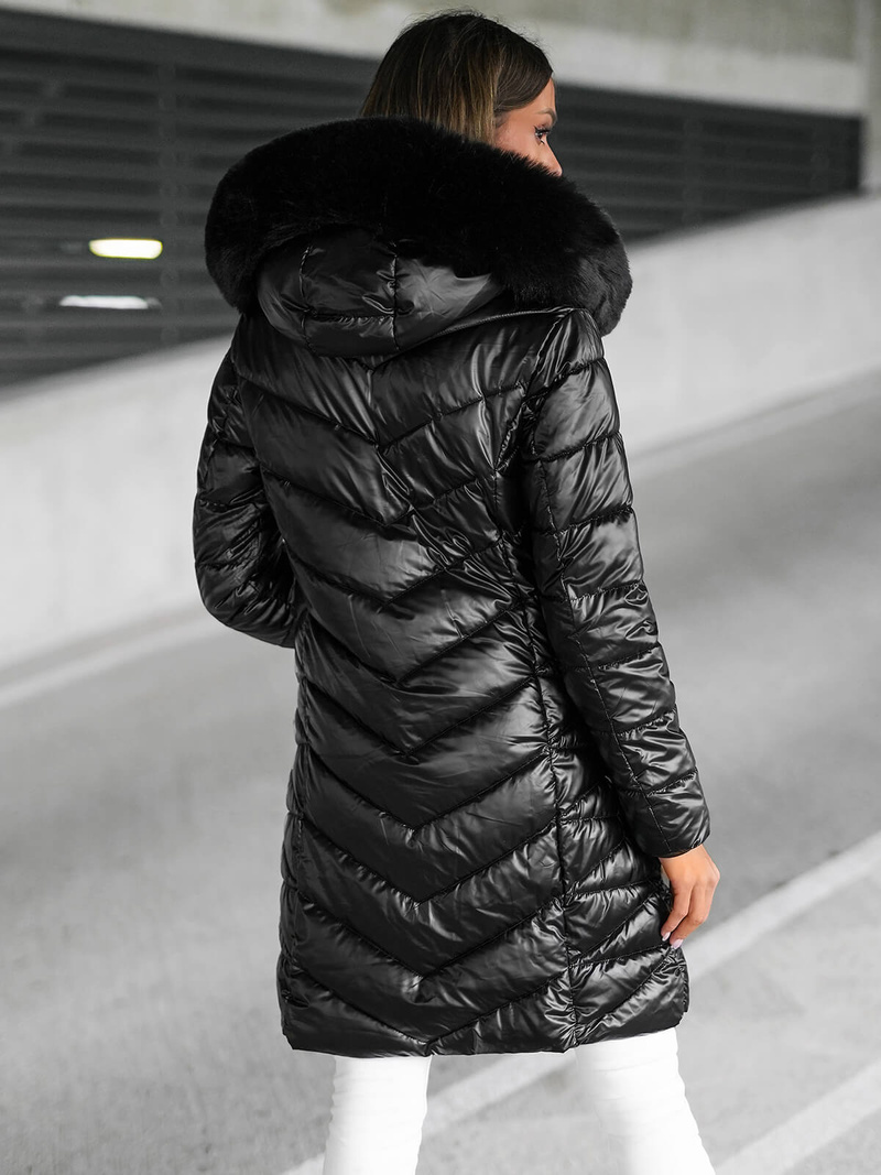 Dámská bunda černá OZONEE JS/16M9100/392Z