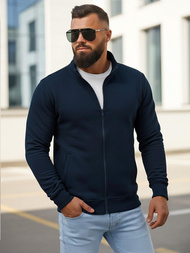 Pánská Mikina Námořnická Modřá OZONEE JS/2002